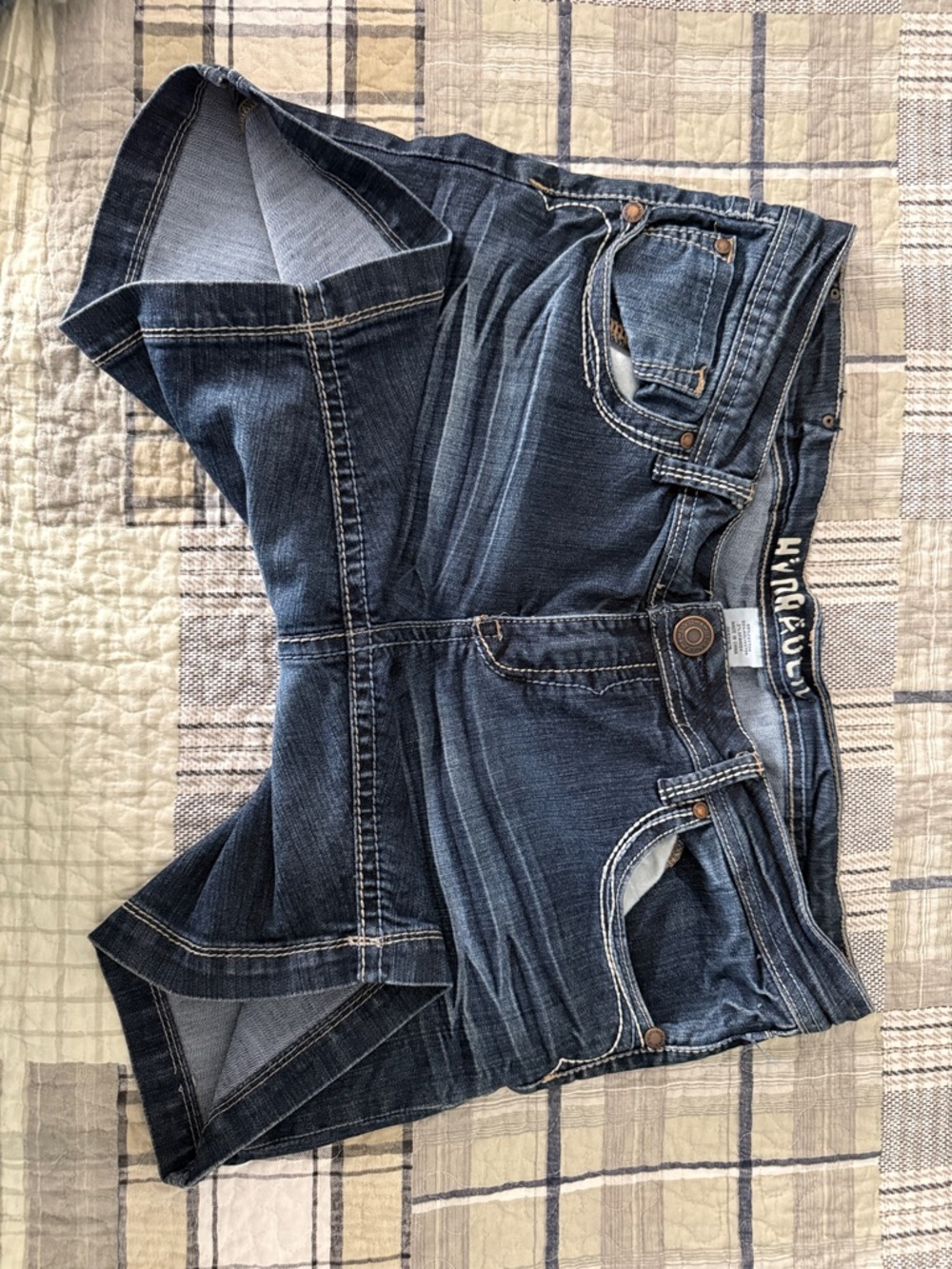 Hydraulic Dark Blue Denim Women's Shorts